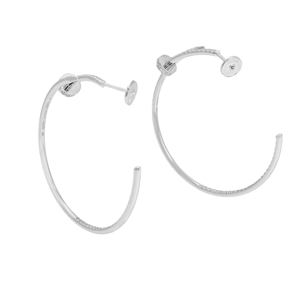 Cartier Juste un Clou Earrings 18K White Gold N8515008