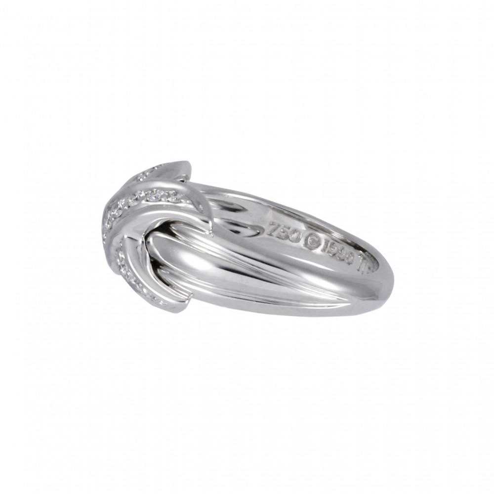 Tiffany & Co. Tiffany Signature Diamond K18WG White Gold Ring
