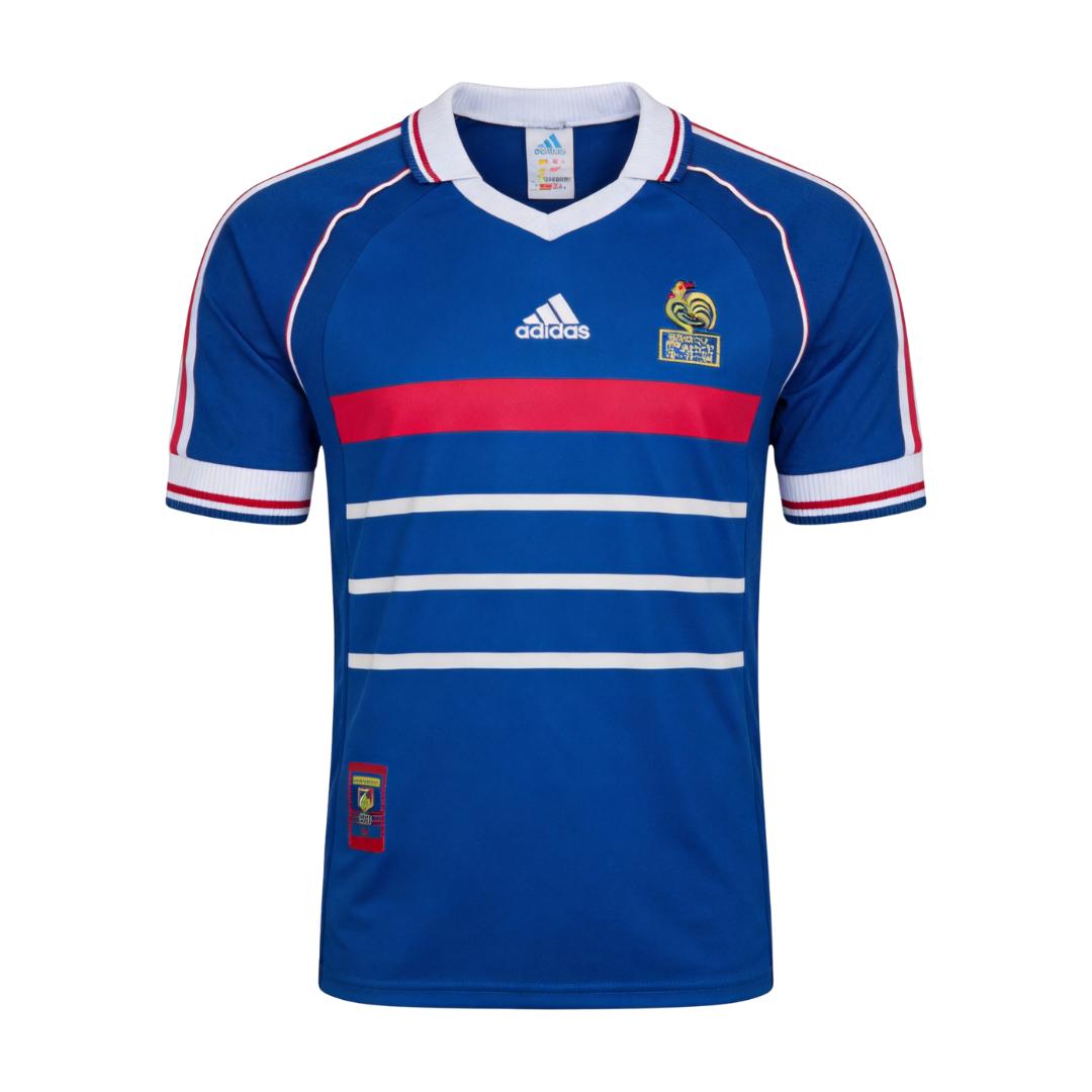 Retro Soccer Jersey France Home 1998