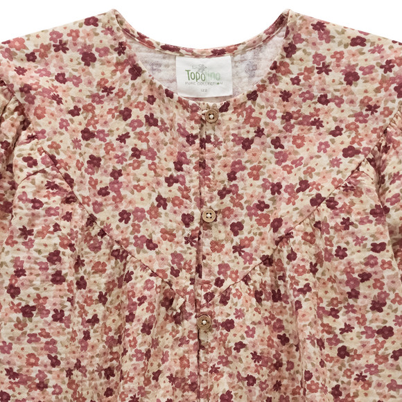 Topolino Pure Collection Mädchen Musselinbluse mit Blümchen