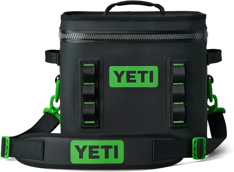 YETI Hopper Flip 12 Soft-Sided Cooler – Charcoal Gray, 15-Pound Capacity, Closed-Cell Foam Insulation, Leakproof Zipper, Outdoor-Durable