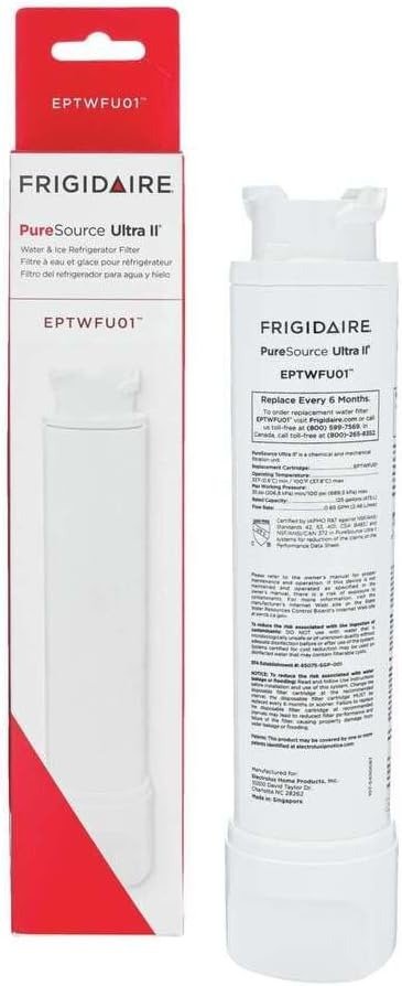 Refrigerator Water Filter Replacement Pack of 2