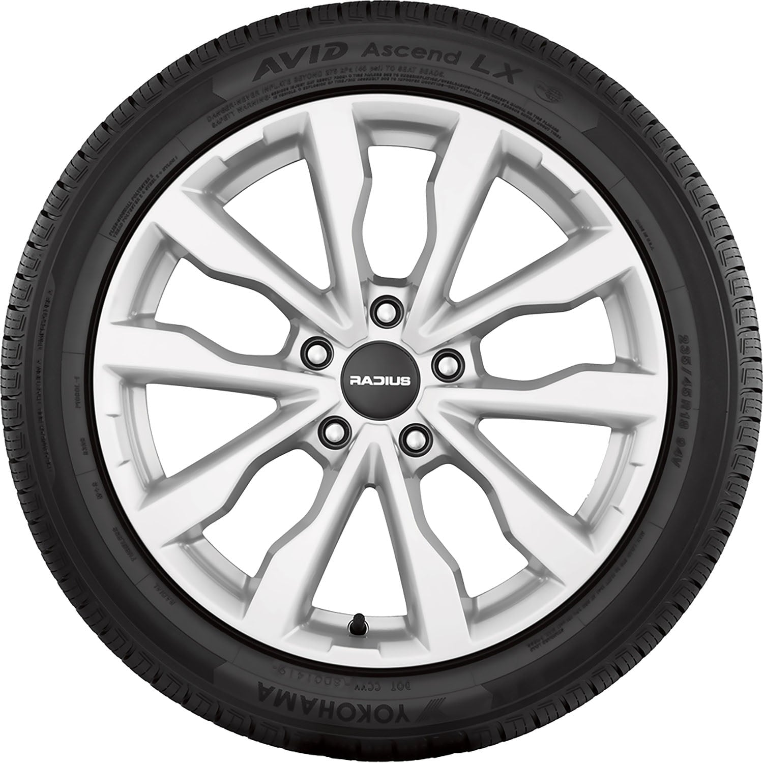 Yokohama Avid Ascend LX All Season 225/65R17 102H Passenger Tire