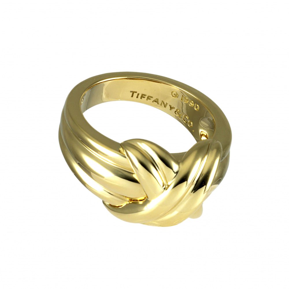 Tiffany & Co. Tiffany Signature K18YG Yellow Gold Ring