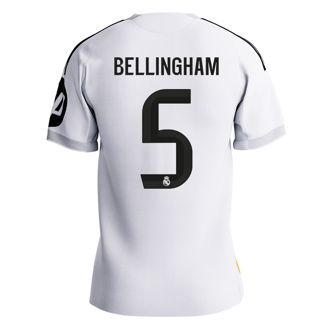 BELLINGHAM #5 Real Madrid Home Player Version Jersey 2025/26