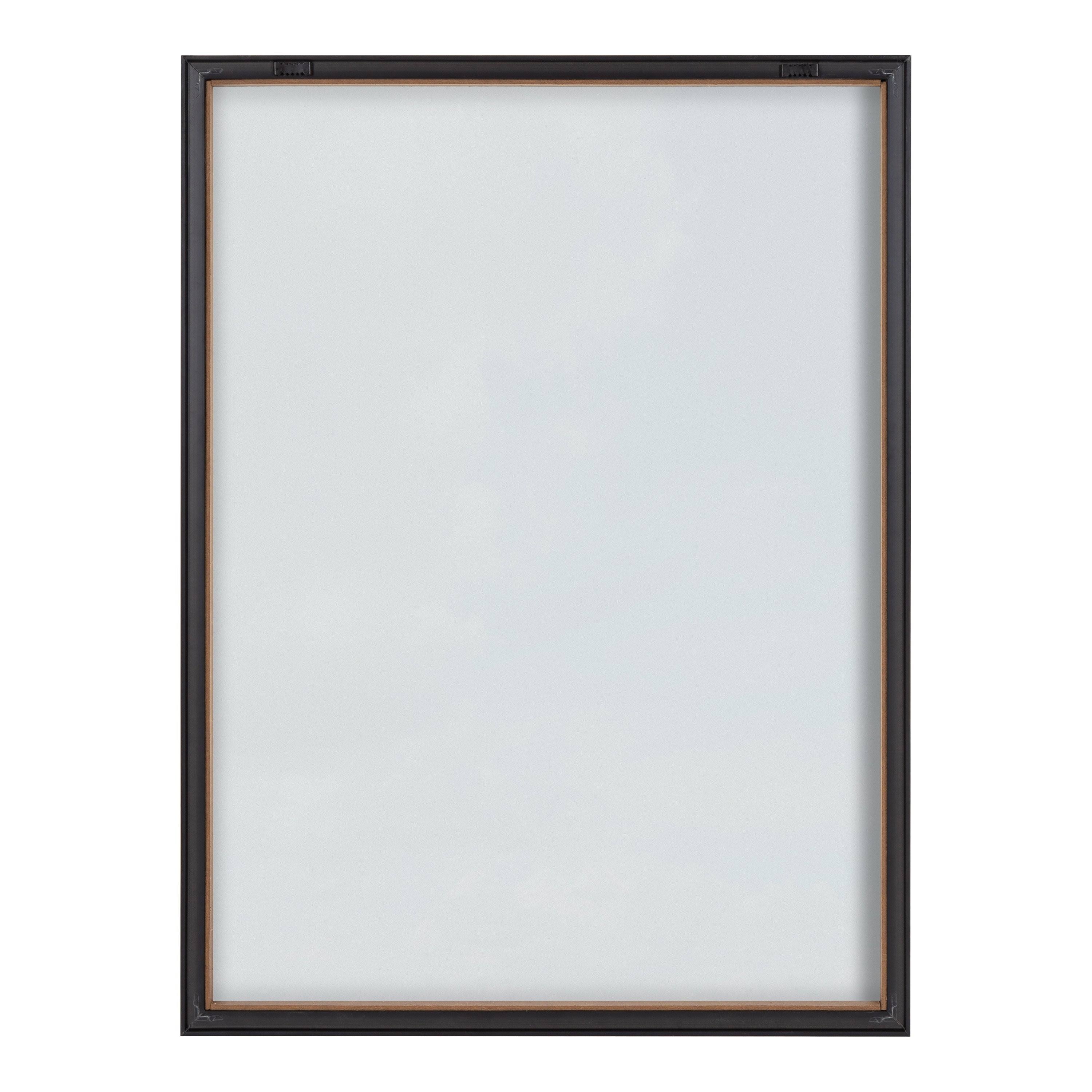 Kate and Laurel Blake Head in The Clouds Framed Printed Glass by Dominique Vari - 18x24 - Gray