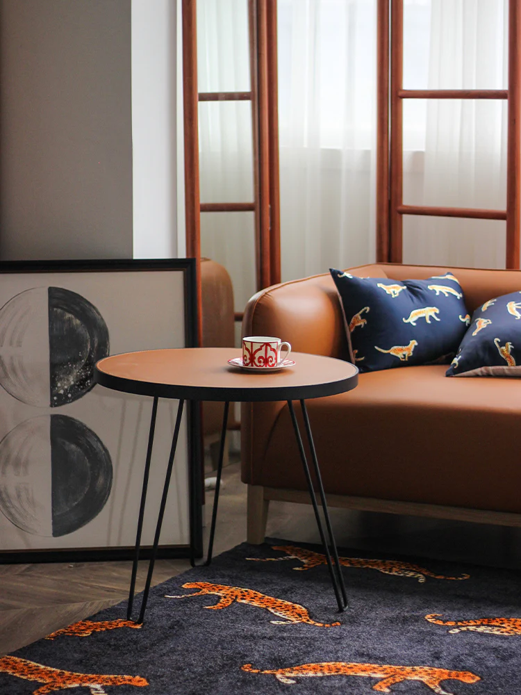 YA004 - Round Coffee Table: Modern, Designer, Luxe, Compact