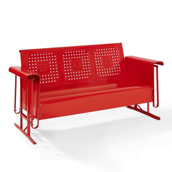 Crosley Bates Sofa Glider In Red