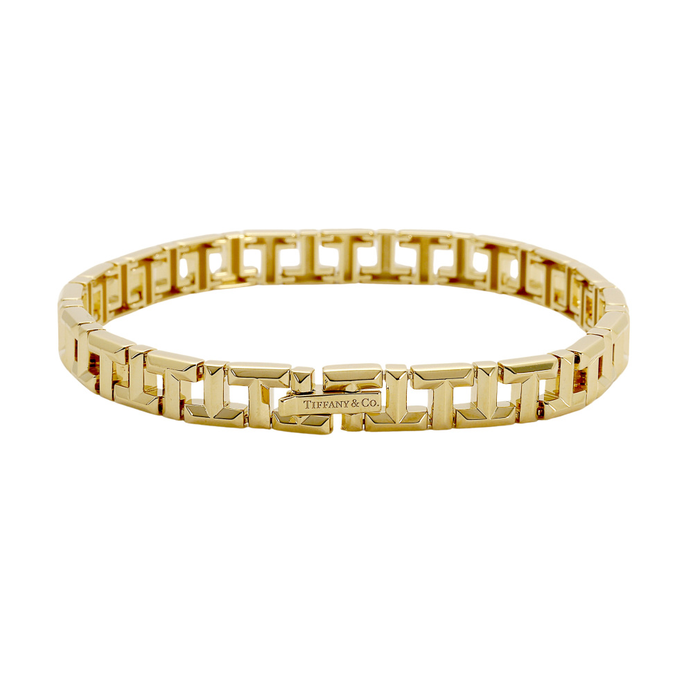 Tiffany & Co. Tiffany T True Narrow Bracelet L 18K Yellow Gold 62996439