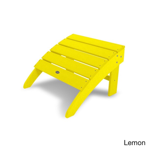 POLYWOOD South Beach Adirondack Chair Ottoman