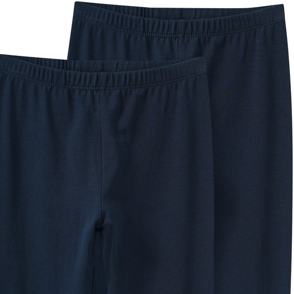 Famy 2 Mädchen Capri-Leggings im Basic-Look