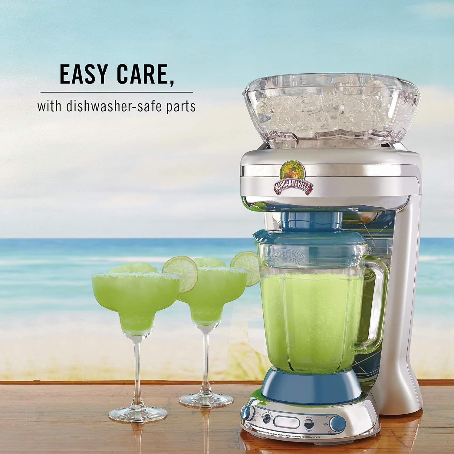 Frozen Concoction Maker with Easy Pour Jar and XL Ice Reservoir, 4 Programmed Drink Settings, Great for Entertaining and Parties