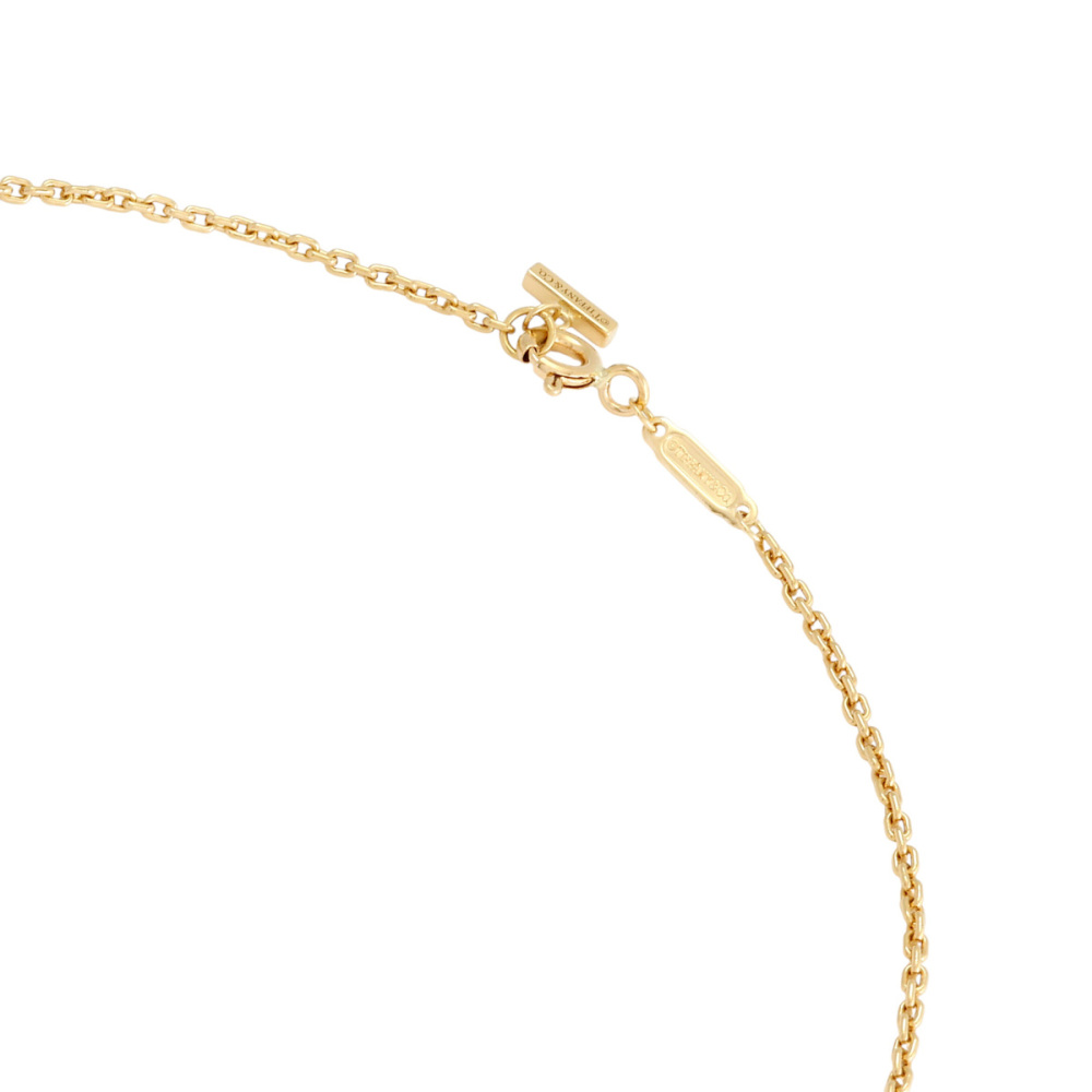Tiffany & Co. Tiffany T Smile Necklace 18K Yellow Gold Diamond 67513215