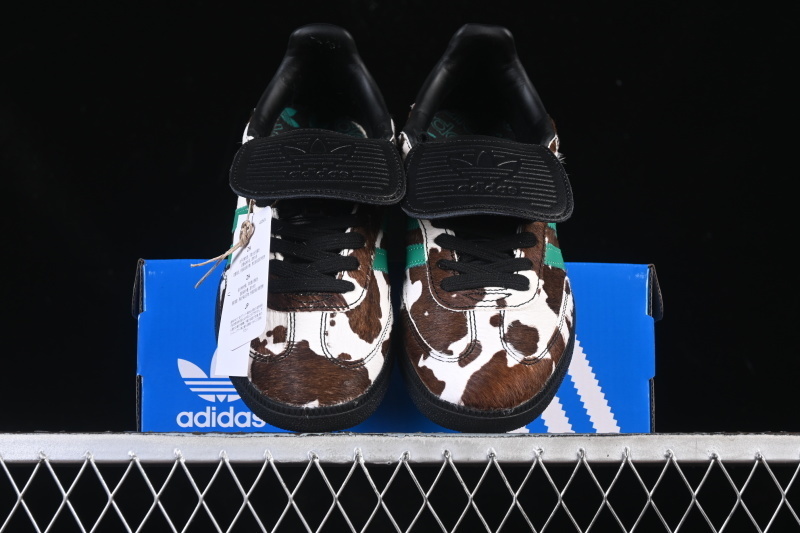 Adidas Samba Lt Cow Print Black/White/Collegiate Green JS3930