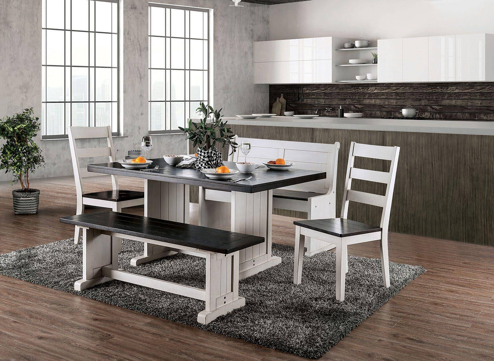 Bench Nekoma Espresso White
