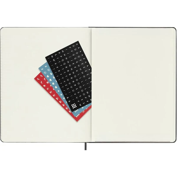 Moleskine 2023 Weekly Notebook Planner, 12M, Extra Large, Black, Hard Cover (7.5 x 10)