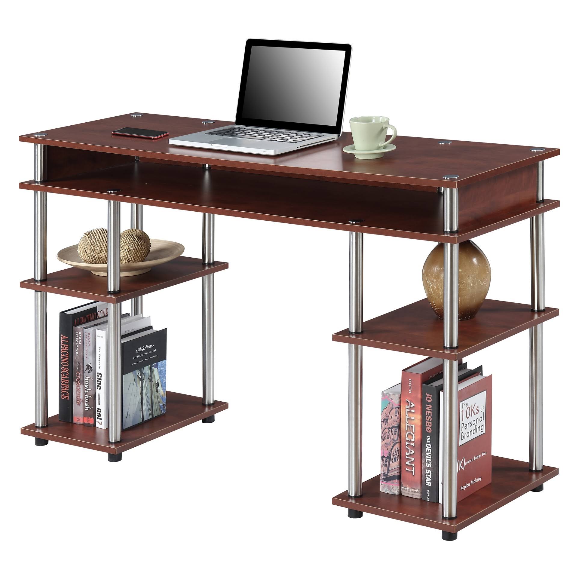 Designs2Go No Tools Student Desk Cherry - Breighton Home