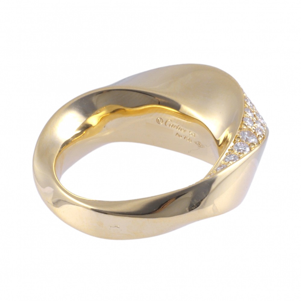 Cartier Coudekura Ring 18K Yellow Gold Diamond N4748100