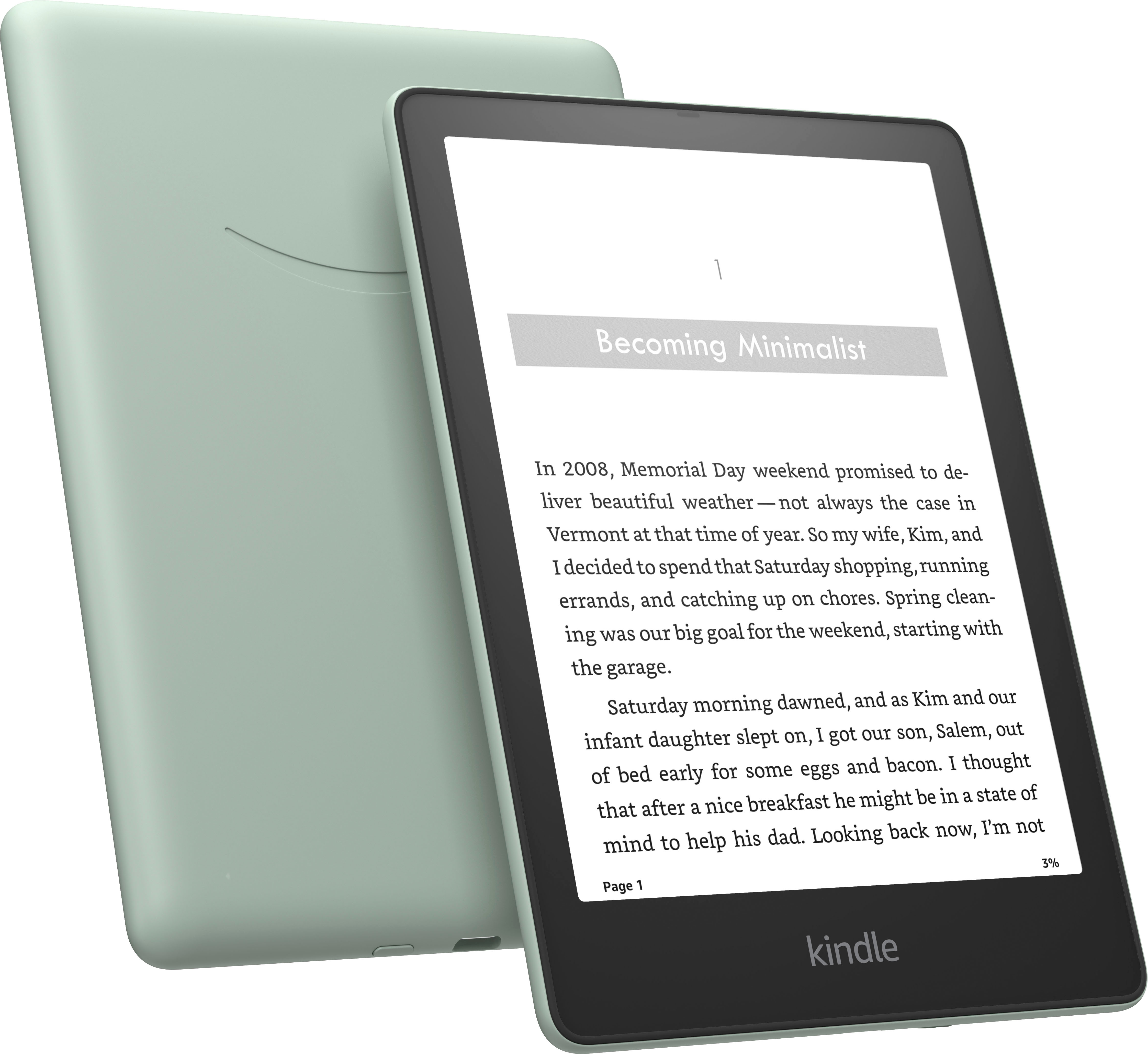 Amazon - Kindle Paperwhite Signature Edition - 32GB - 2023 - Agave Green