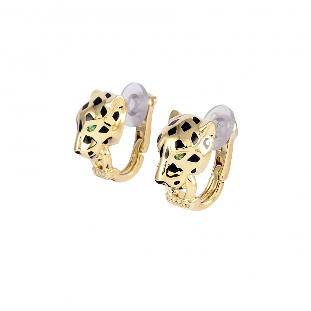 Cartier Panthère Earrings 18K Yellow Gold B8044700