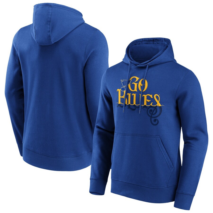 Men's St. Louis Blues Fanatics Branded Hometown Graphic Hoodie - Royal