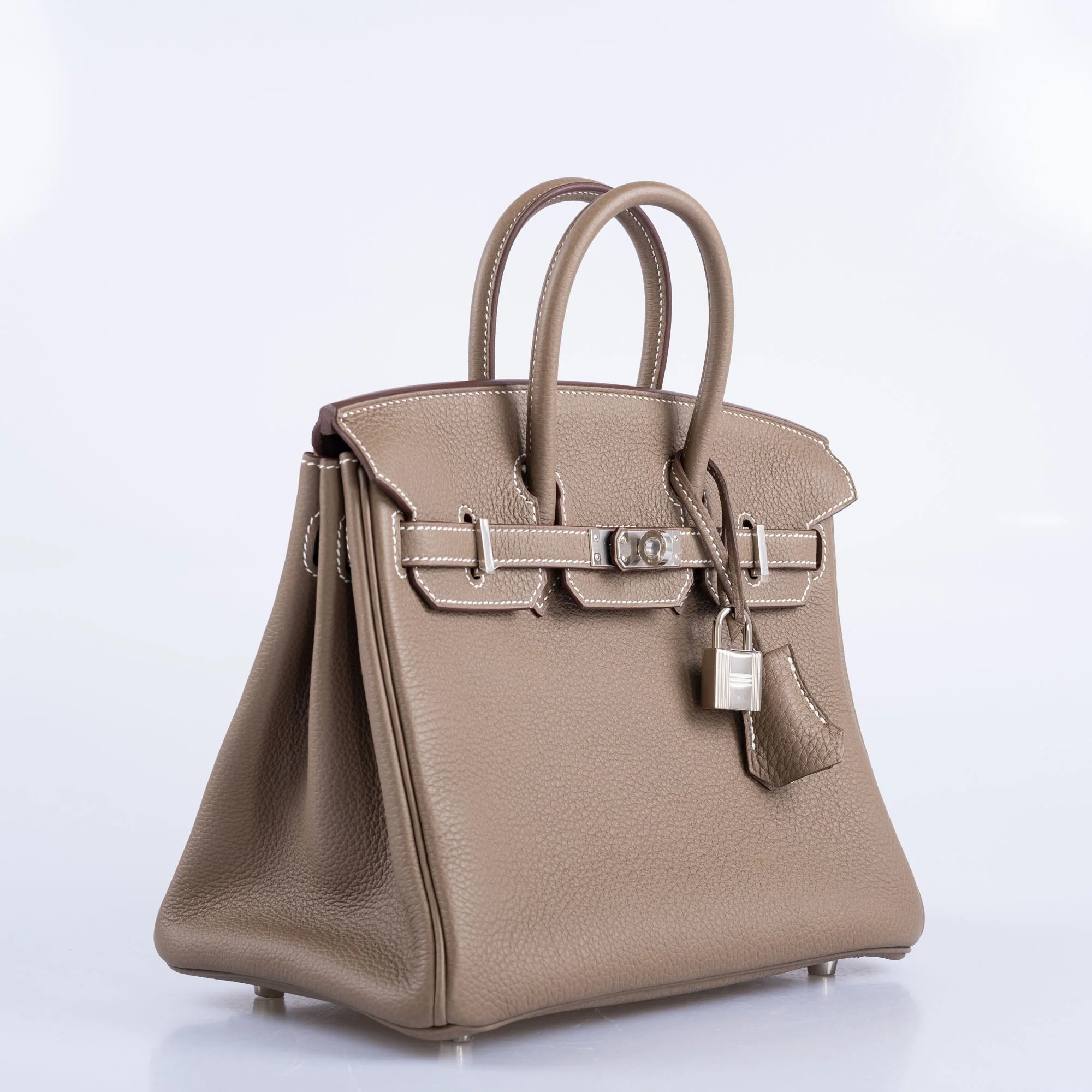 Hermès Birkin 25 Étoupe Togo Palladium Hardware