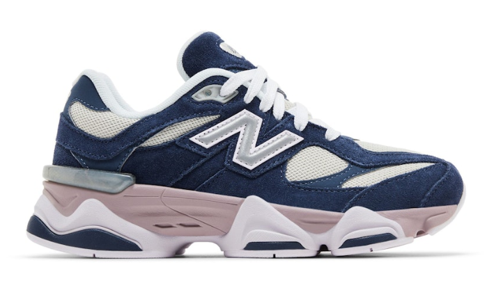 New Balance 9060 Navy Ice Wine GC9060FP Casual Running Sneakers