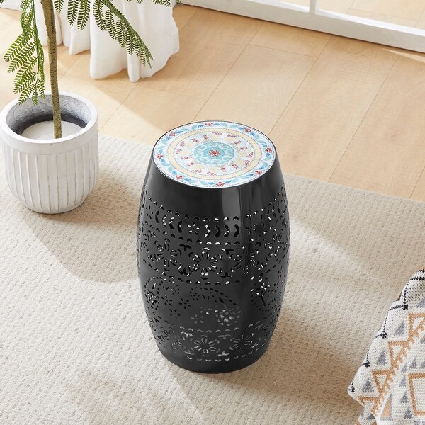 Pretty Mosaic Style Vibrant Accent Table