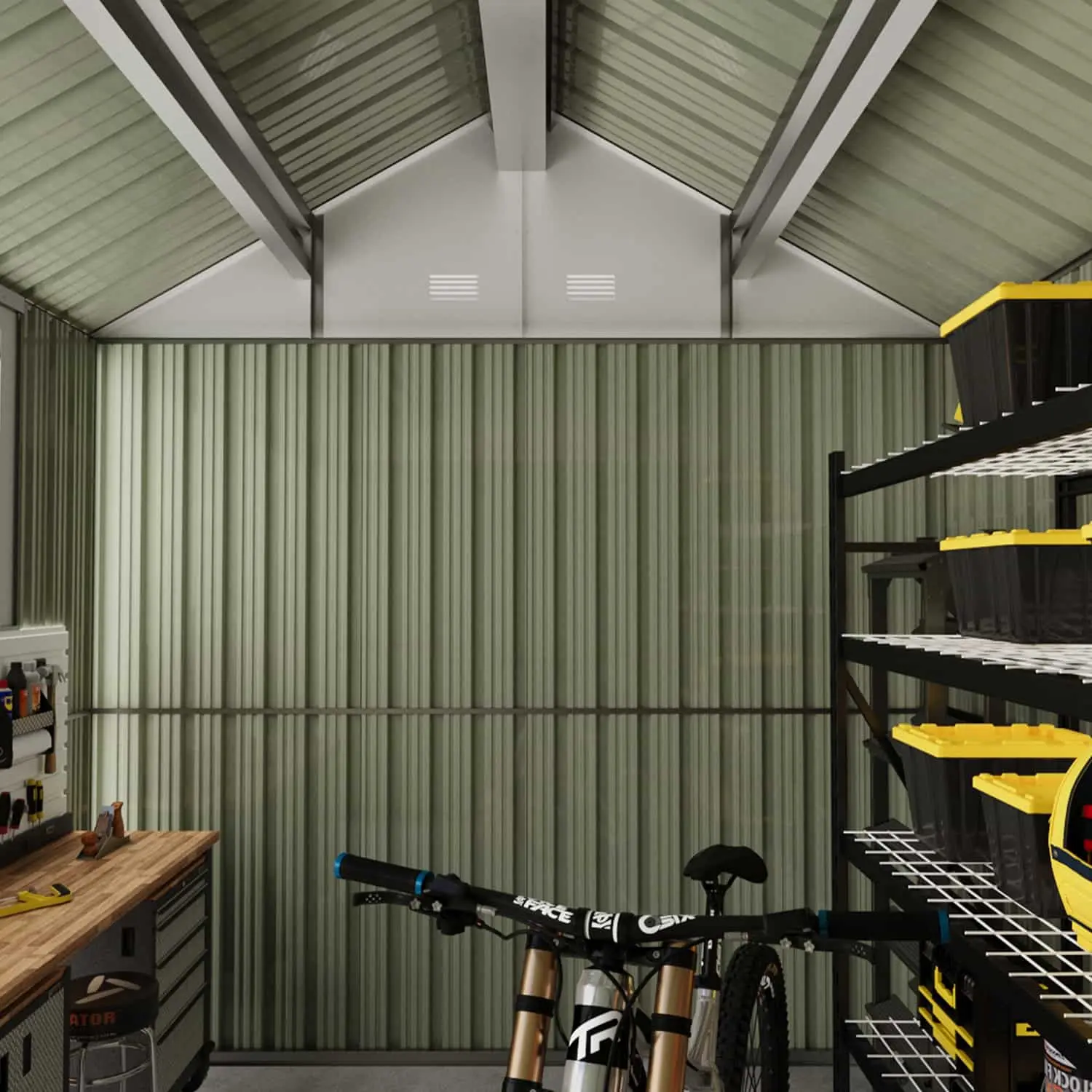 Patiowell 10x8 Shed with Windows - Garden Storage Solution