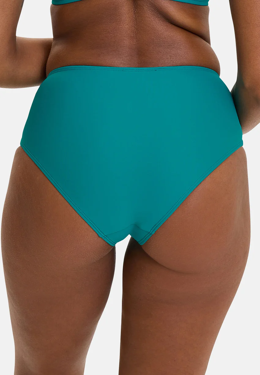 Culotte de bain taille haute Managua Vert Amalfi