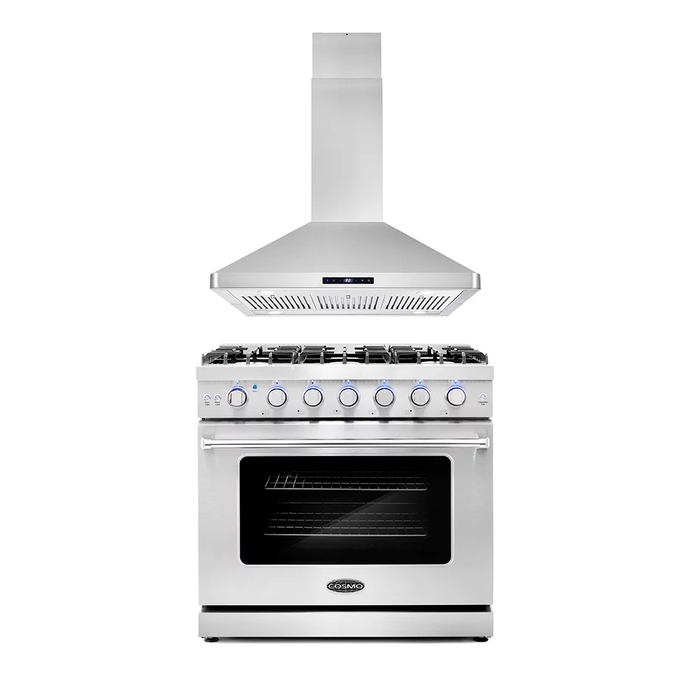 Cosmo 2 Piece Kitchen Appliance Package with 36