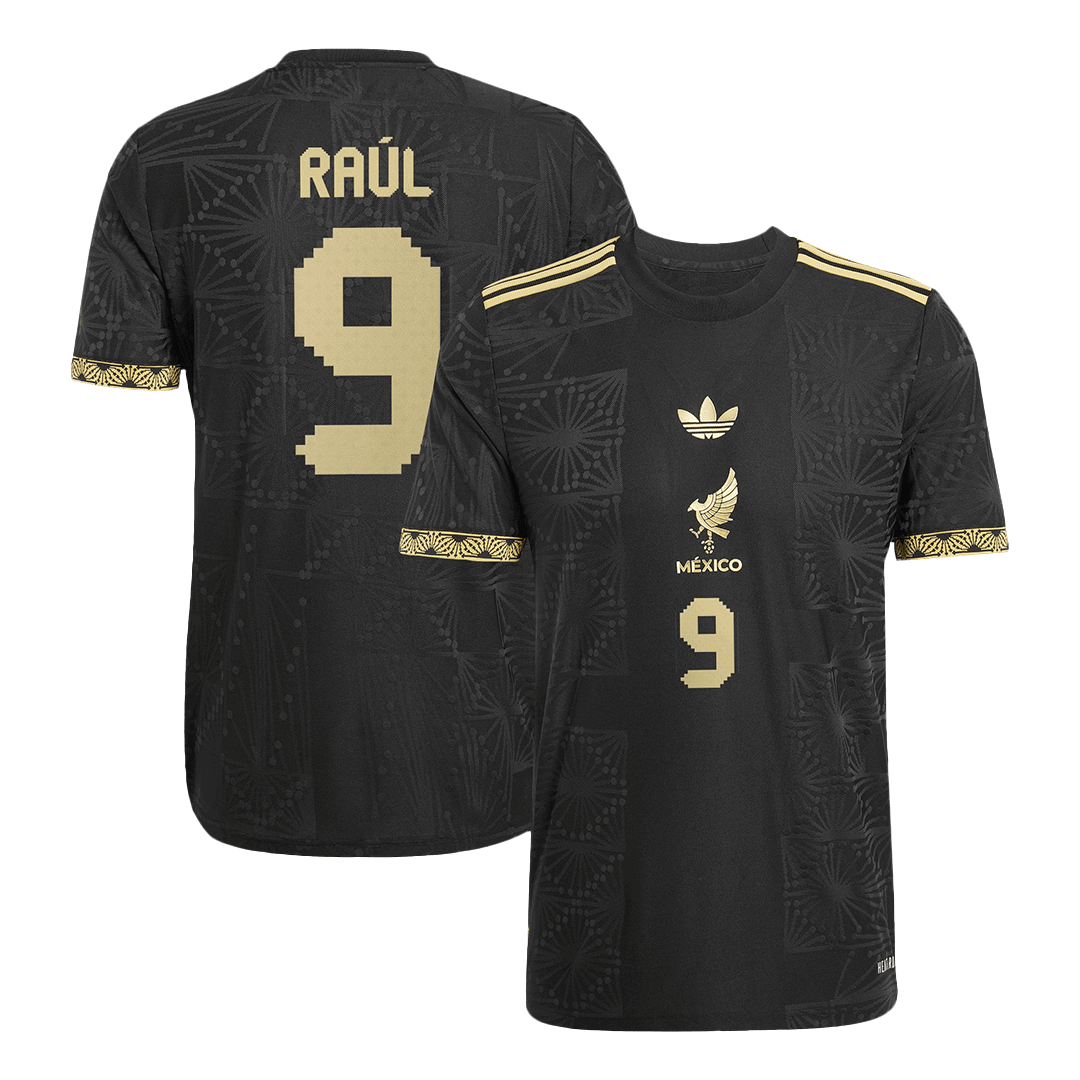Raúl #9 Mexico Third Away Authentic Soccer Jersey 2025 -Gold Cup