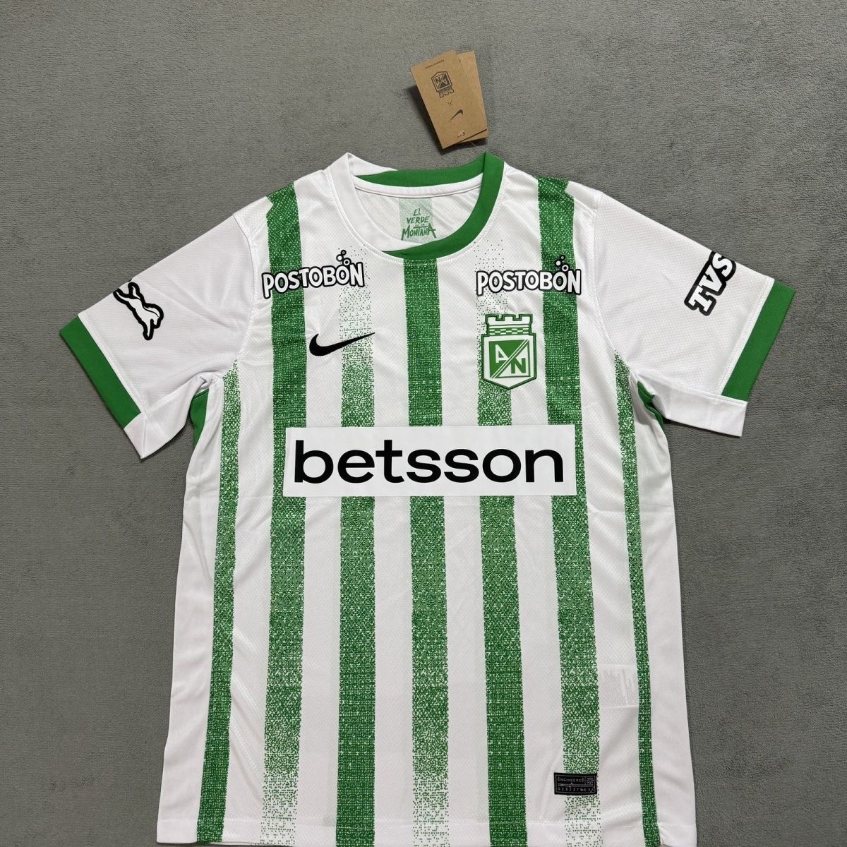 National Athletic 25-26 home jersey short sleeved
