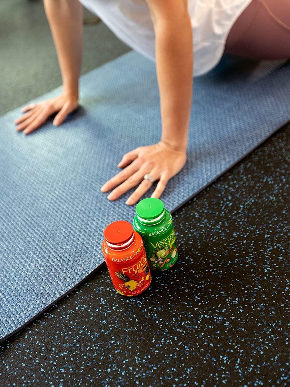 balance-of-nature-Fruit and Vegetable Supplements – 90 Fruits and 90 Veggies Capsules (3-Sets) – Green and Red Superfood, Better Than Multivitamins, No Fillers/Extracts, 100% Natural Whole Food