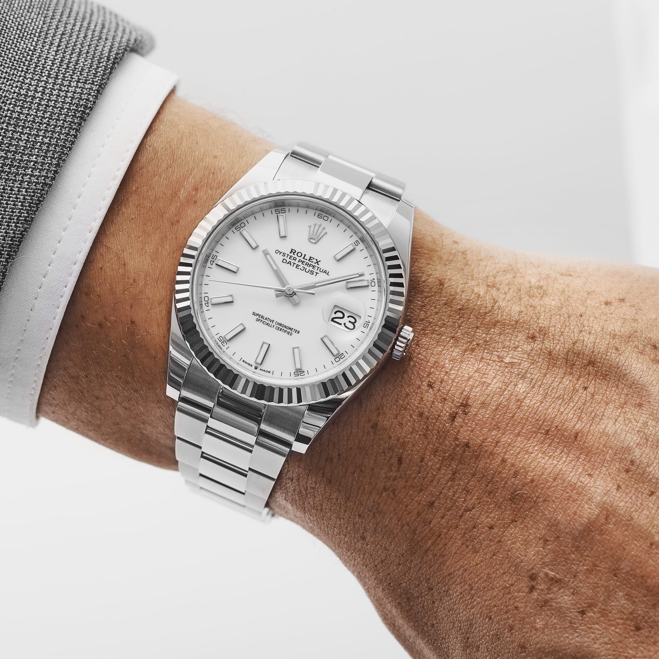 Rolex Datejust 41 126334 Stainless Steel White Dial Oyster (2025)