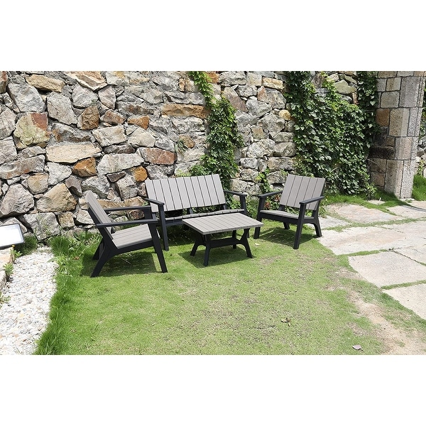 Patio Furniture Set,Conversation Sets 4 Pieces,Patio Dining Sets,Outdoor Bistro Set