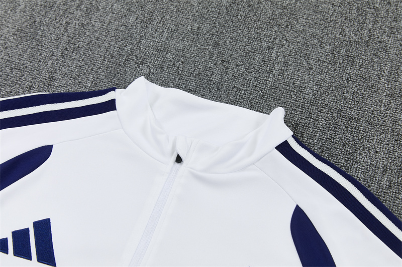 Adult / Kids 2627 Real Madrid Half Zipper Training Suit