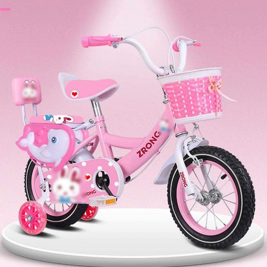 Kids Bike BMX Bike for Kids Boys Girls Bicycle Child Bike for 3-8 Years Old in Size 12″ 14″ 16″ 18″ Carbon Steel Toddler Bicycle with Training Wheel Double Brake