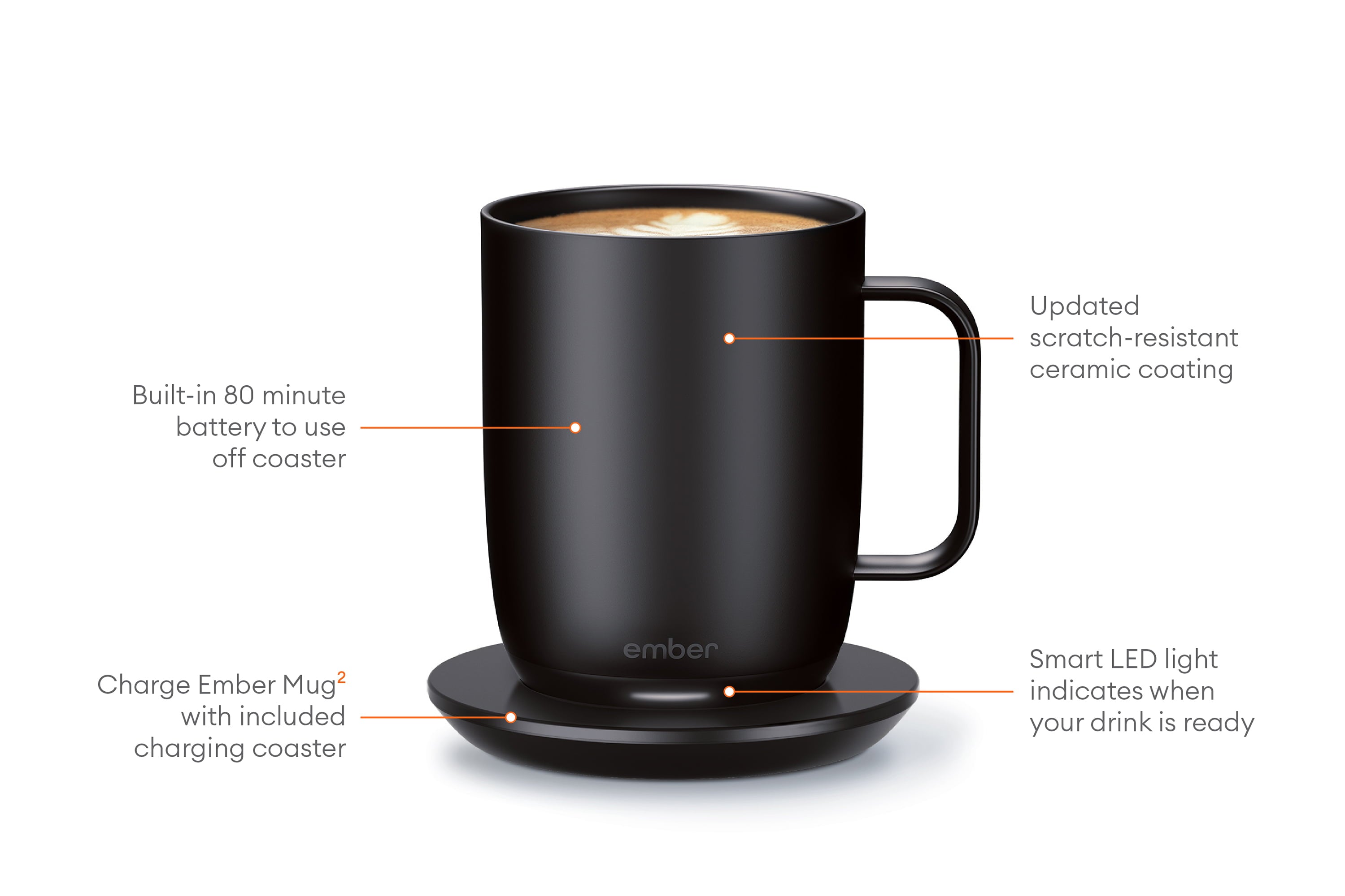 Ember Temperature Control Smart Mug 2, 14 oz
