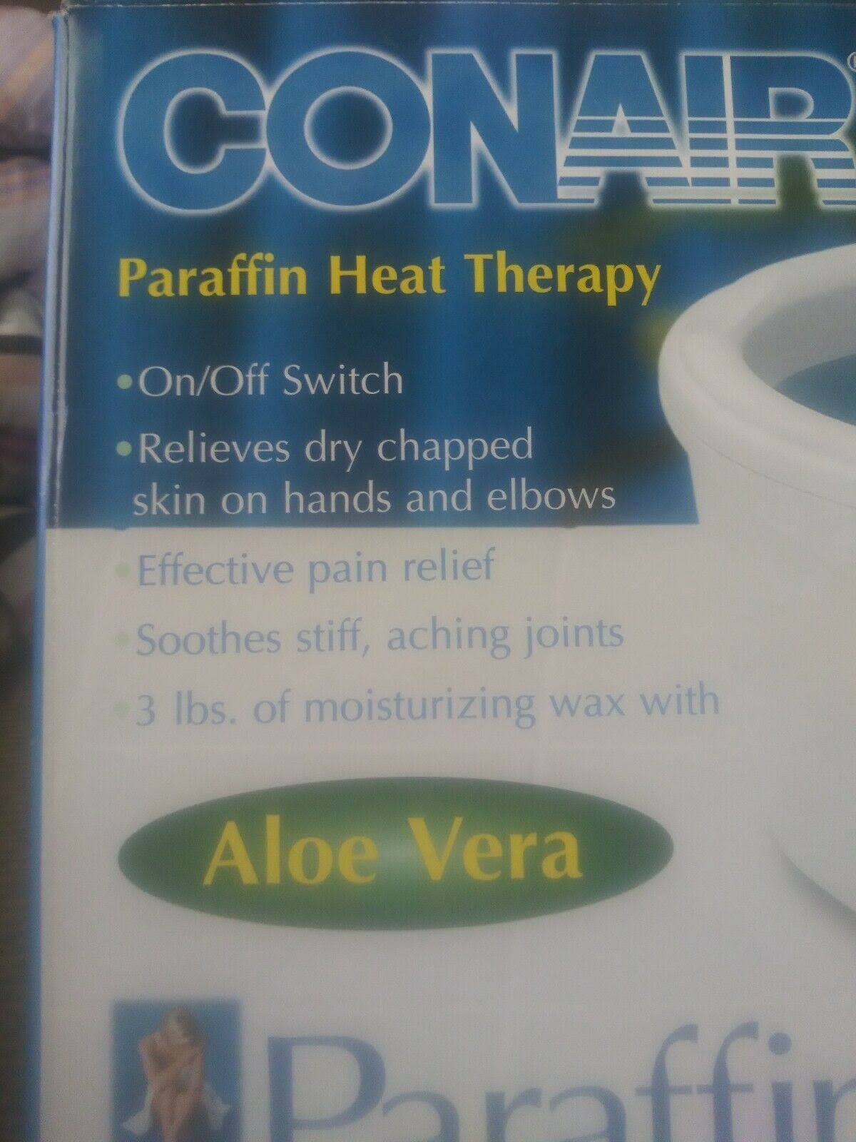 Conair Professional Paraffin Heat Therapy Spa Aloe Vera PB2 Bonus 20 Liners NIB