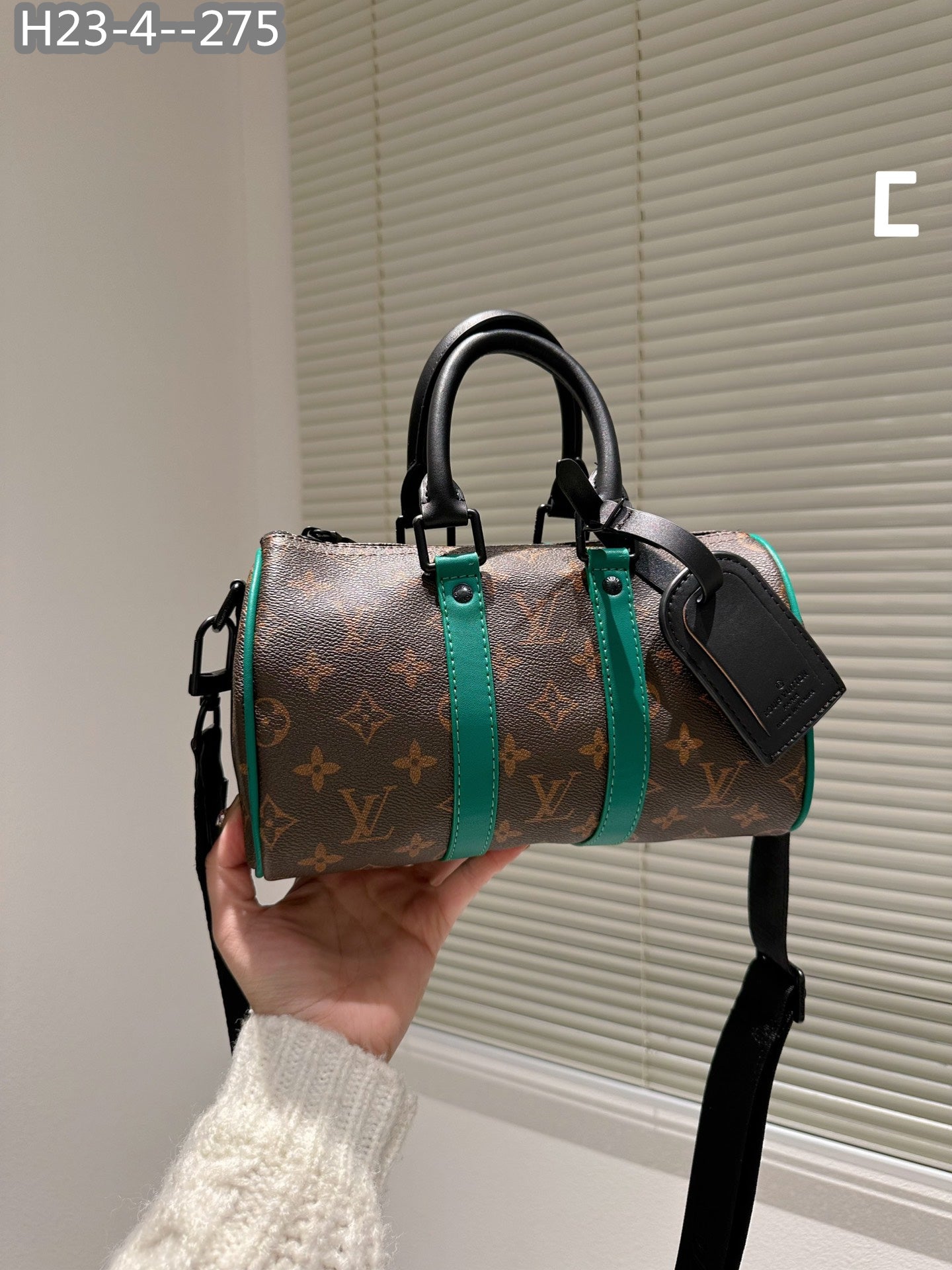 Louis Vuitton Keepall Bandouliere 25 Bag Turquoise M46249
