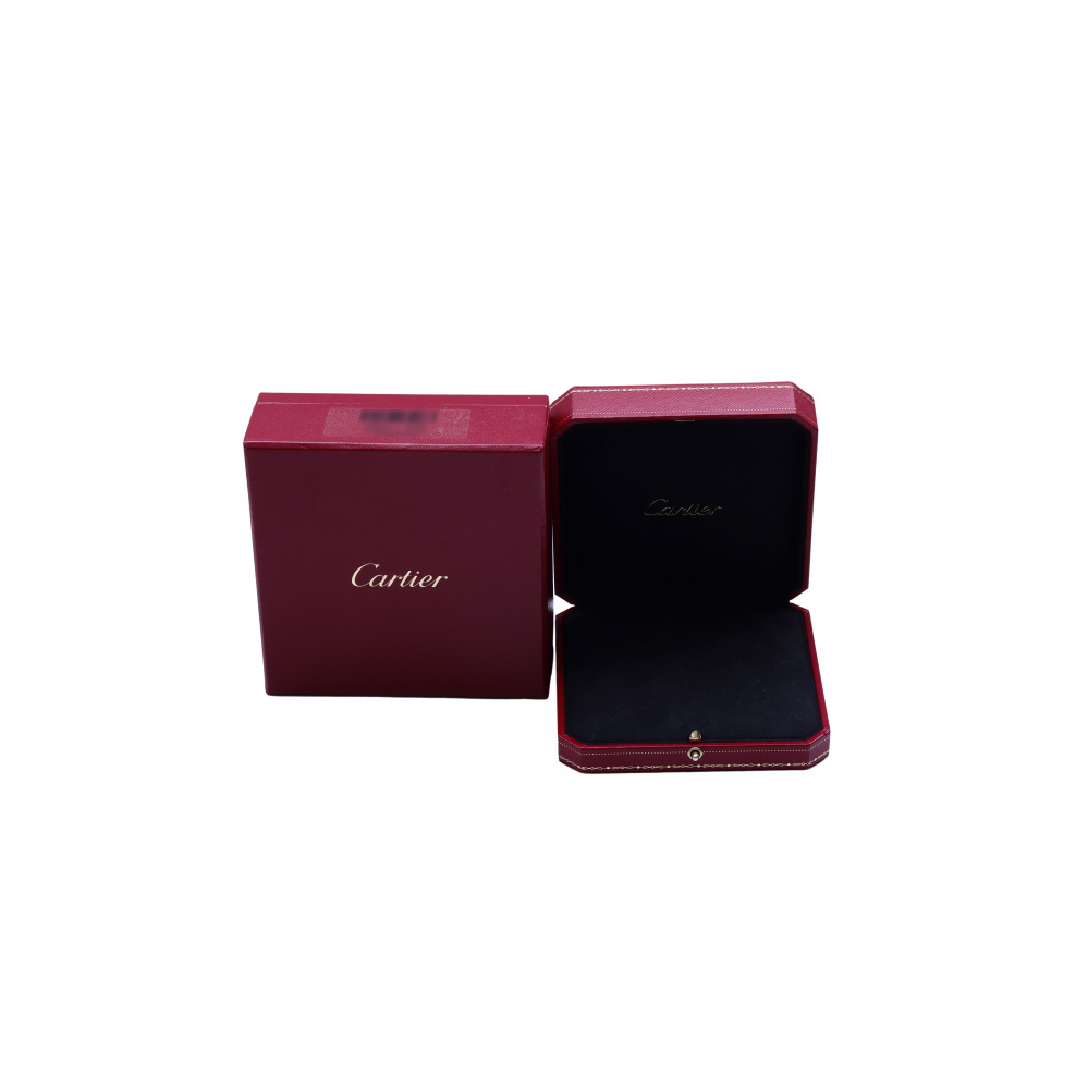 Cartier 2C Necklace 18K Yellow Gold Diamond