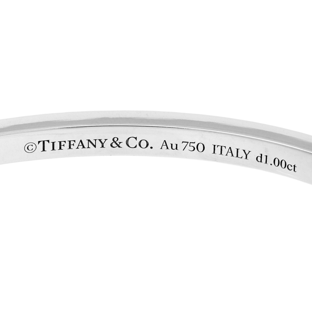 Tiffany & Co. Tiffany T One Narrow Bracelet 18K White Gold Diamond 68315859
