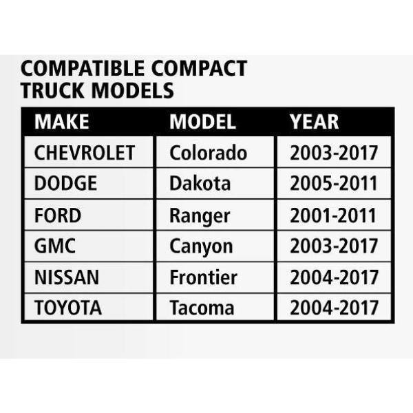 2026 61.86′′ Matte Black Aluminum Low Profile Truck Tool Box for Mid-Size Trucks