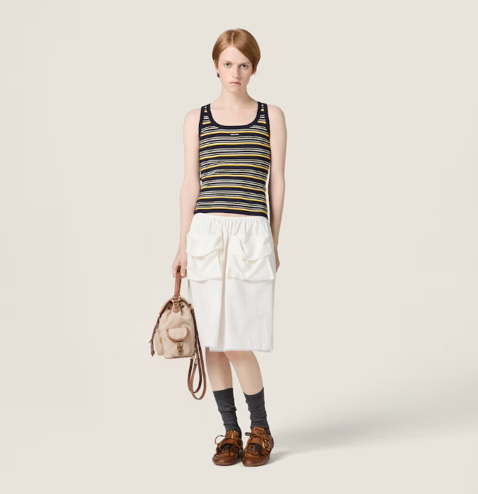 Miu Miu Cotton tank top