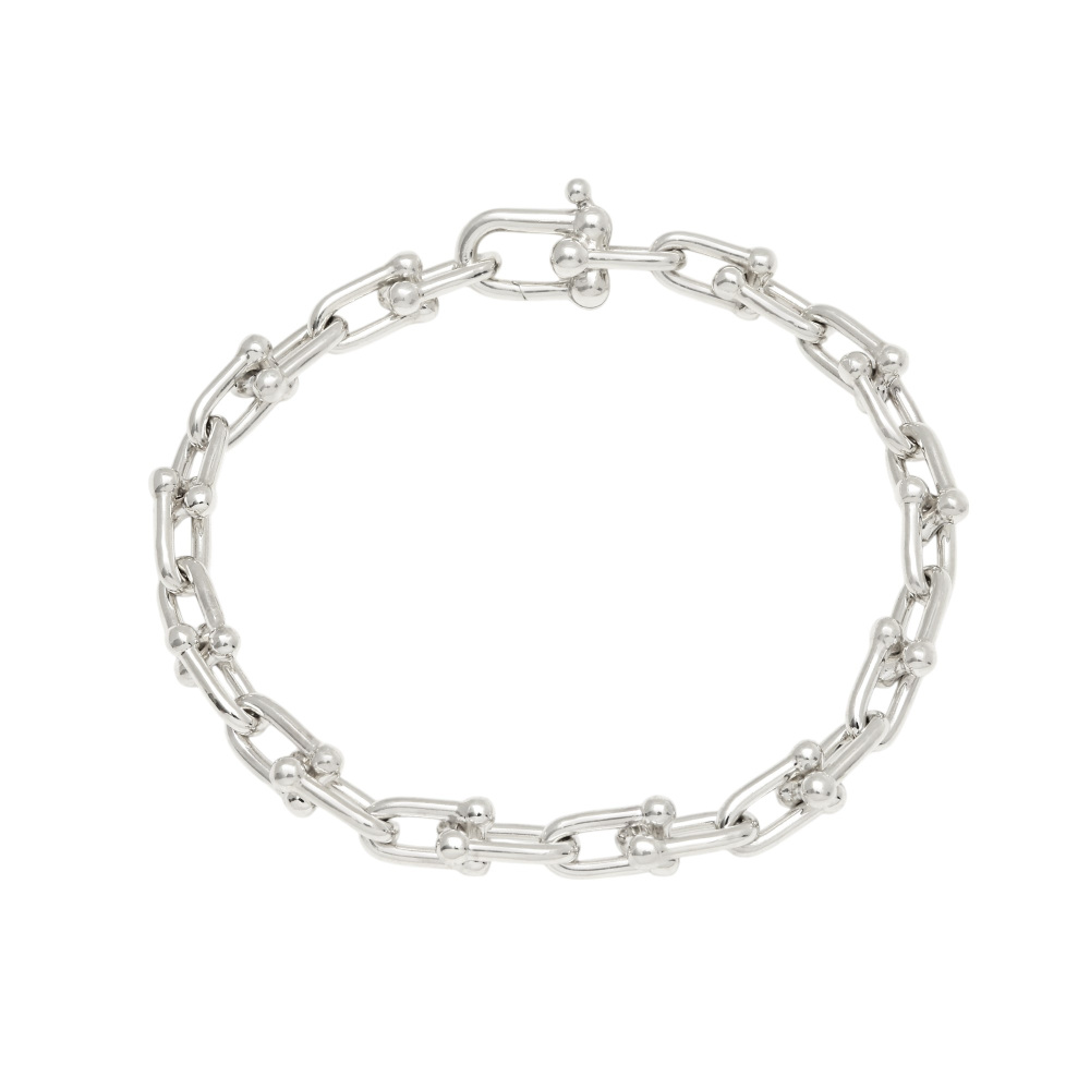 Tiffany & Co. Hardware Link Bracelet Sterling Silver