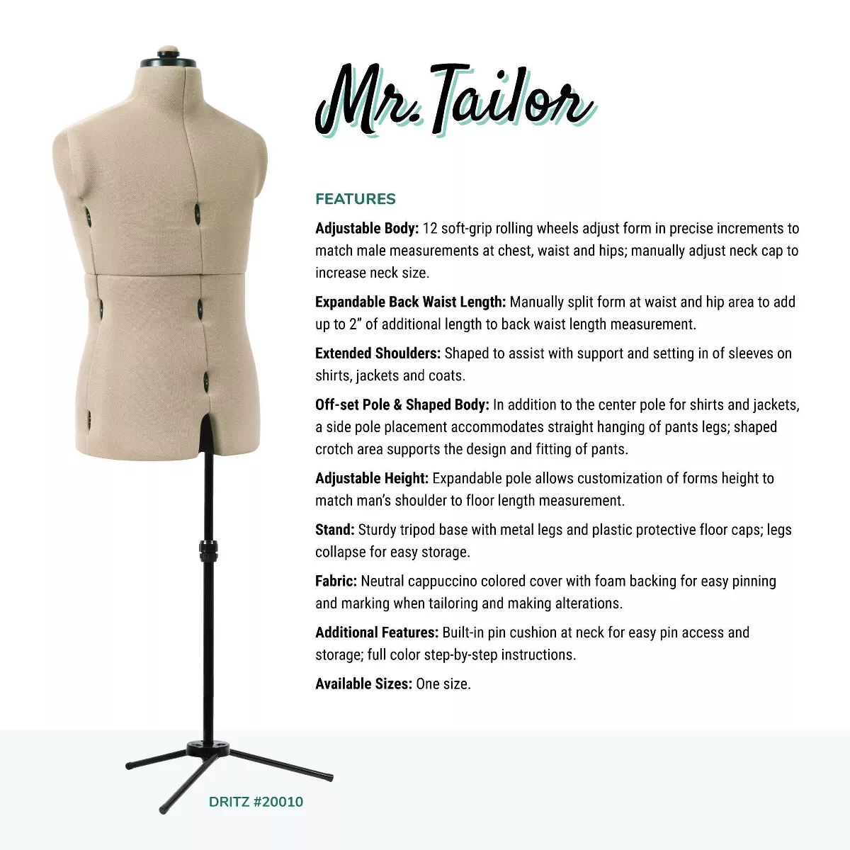 Dritz Form Mr.Tailor