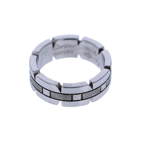 Cartier Tank Française Ring 18K White Gold