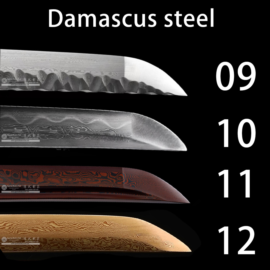 Custom Your Katana | Damascus Steel | Spartan Blades Club | CHEN'S SWORDS 1892 - Spartan Blades Club - 陳氏劍莊1892