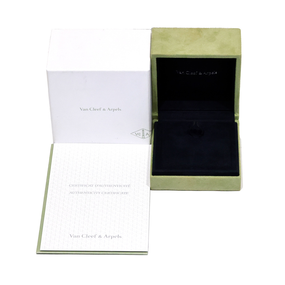 Van Cleef & Arpels Perlet Sweet Clover Ring 18K Yellow Gold Diamond VCARP6MM